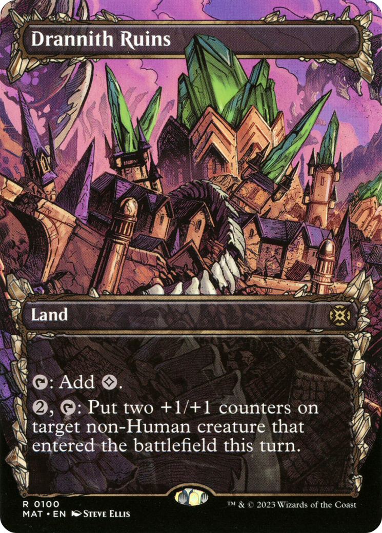 Image of Drannith Ruins (Showcase) (MAT-100) - March of the Machine: The Aftermath: (Showcase) (Borderless)