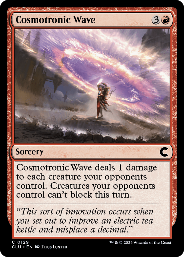 Image of Cosmotronic Wave (CLU-129) - Ravnica: Clue Edition