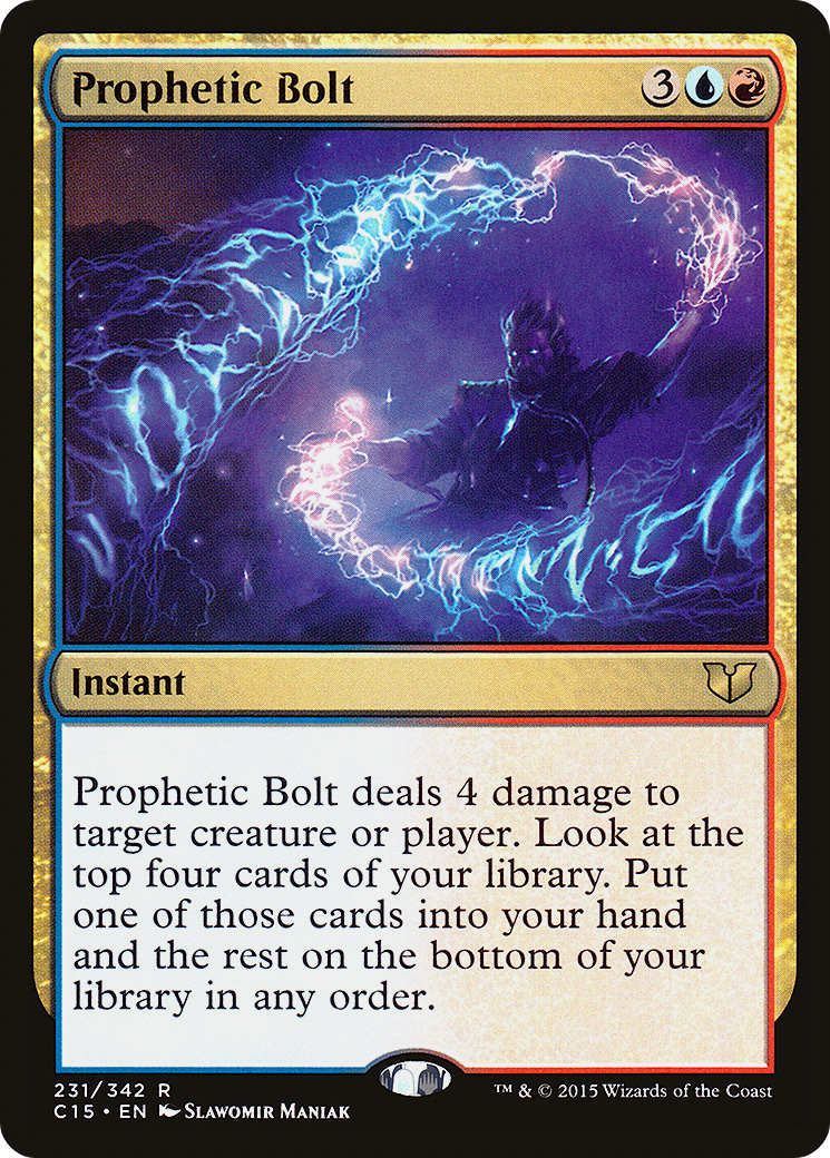 Image of Prophetic Bolt (C15-231) - Commander 2015
