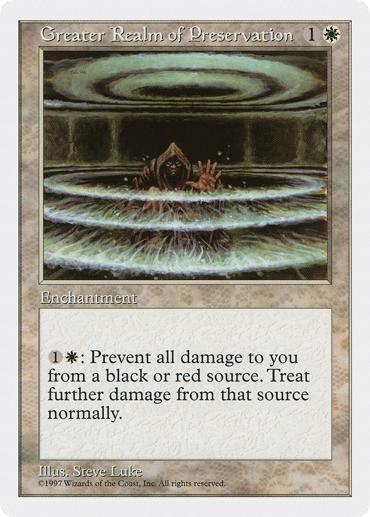 Image of Greater Realm of Preservation (5ED-) - Fifth Edition