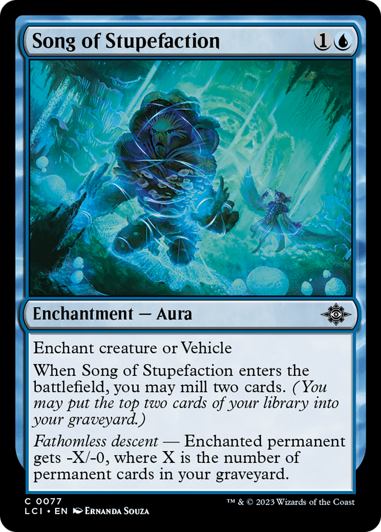 Image of Song of Stupefaction (LCI-077) - The Lost Caverns of Ixalan Foil