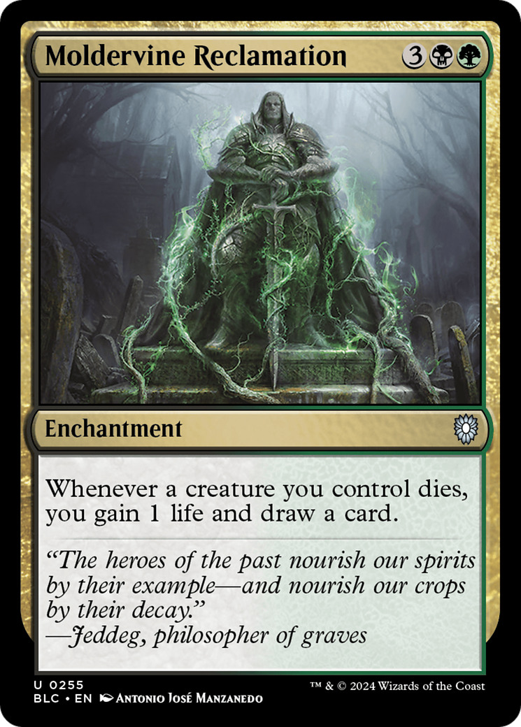 Image of Moldervine Reclamation (BLC-255) - Bloomburrow Commander
