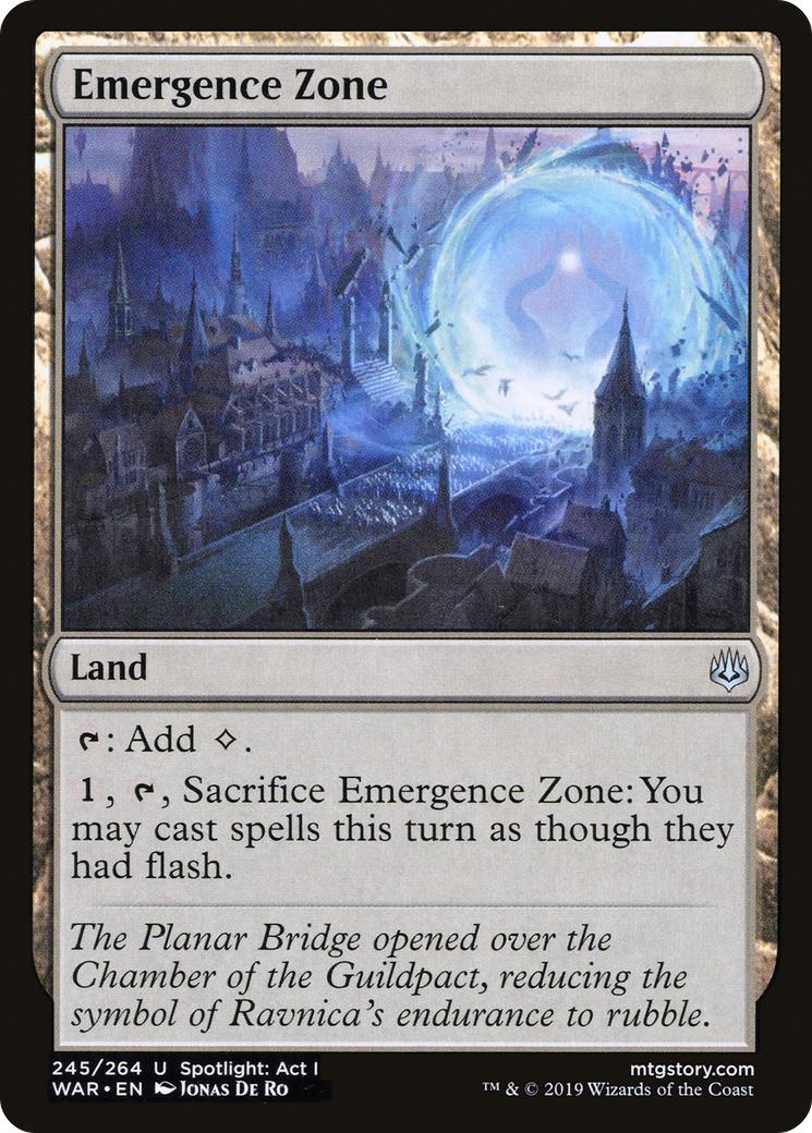 Image of Emergence Zone (WAR-245) - War of the Spark