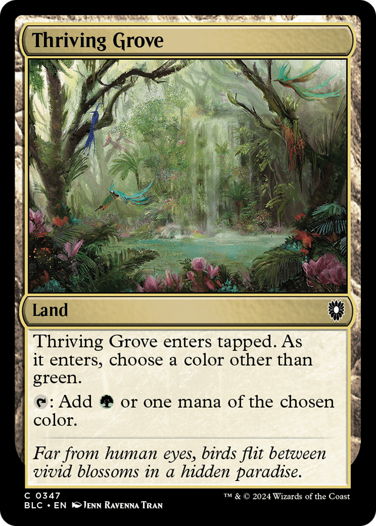Image of Thriving Grove (BLC-347) - Bloomburrow Commander