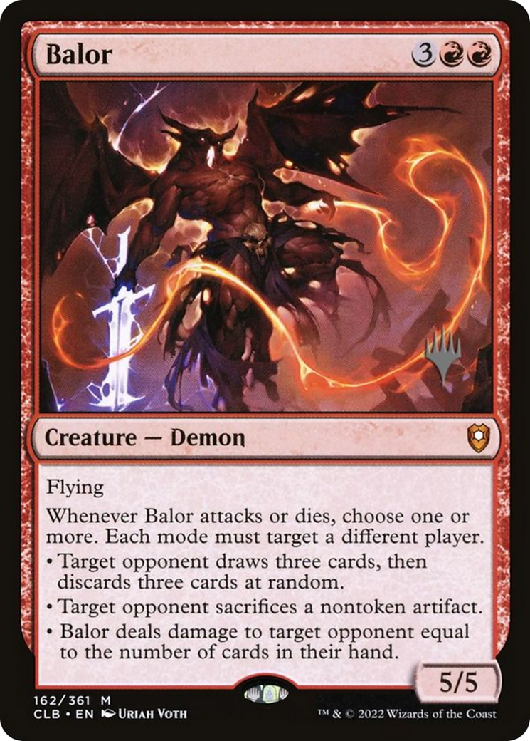 Image of Balor (PPLCI-162P) - Battle for Baldur's Gate Promos: (stamped, promo) Foil