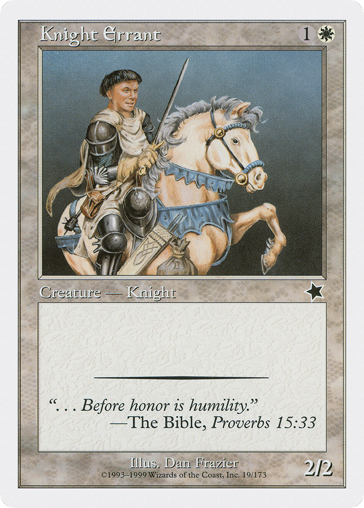 Image of Knight Errant (S99-019) - Starter 1999