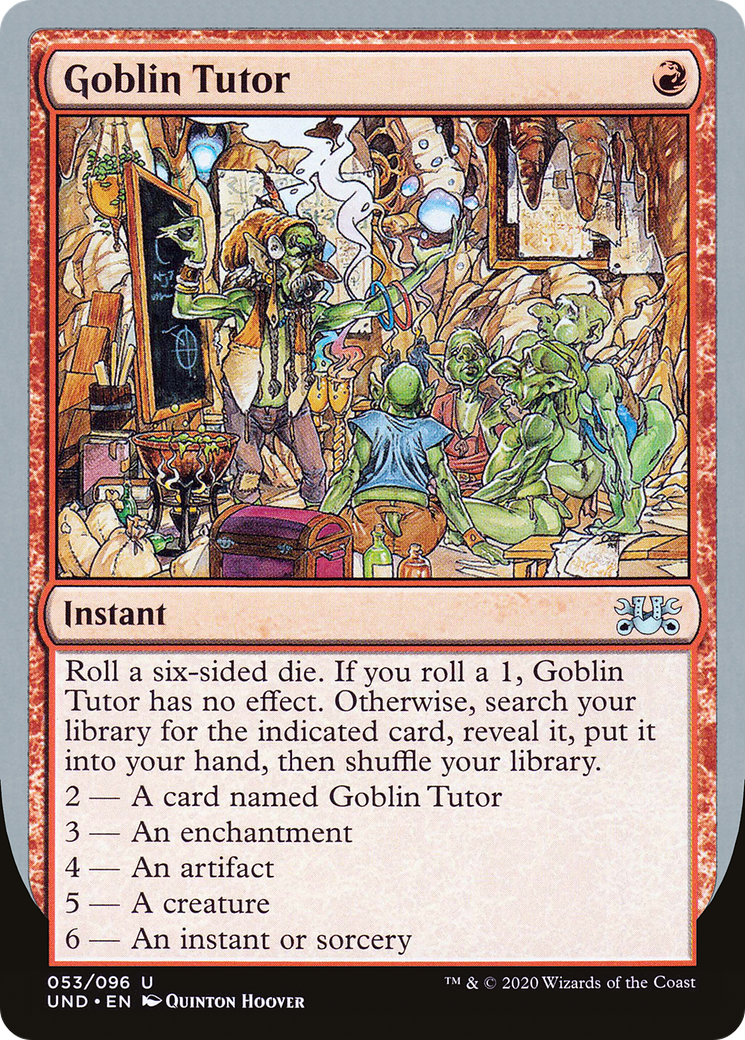 Image of Goblin Tutor (UND-053) - Unsanctioned