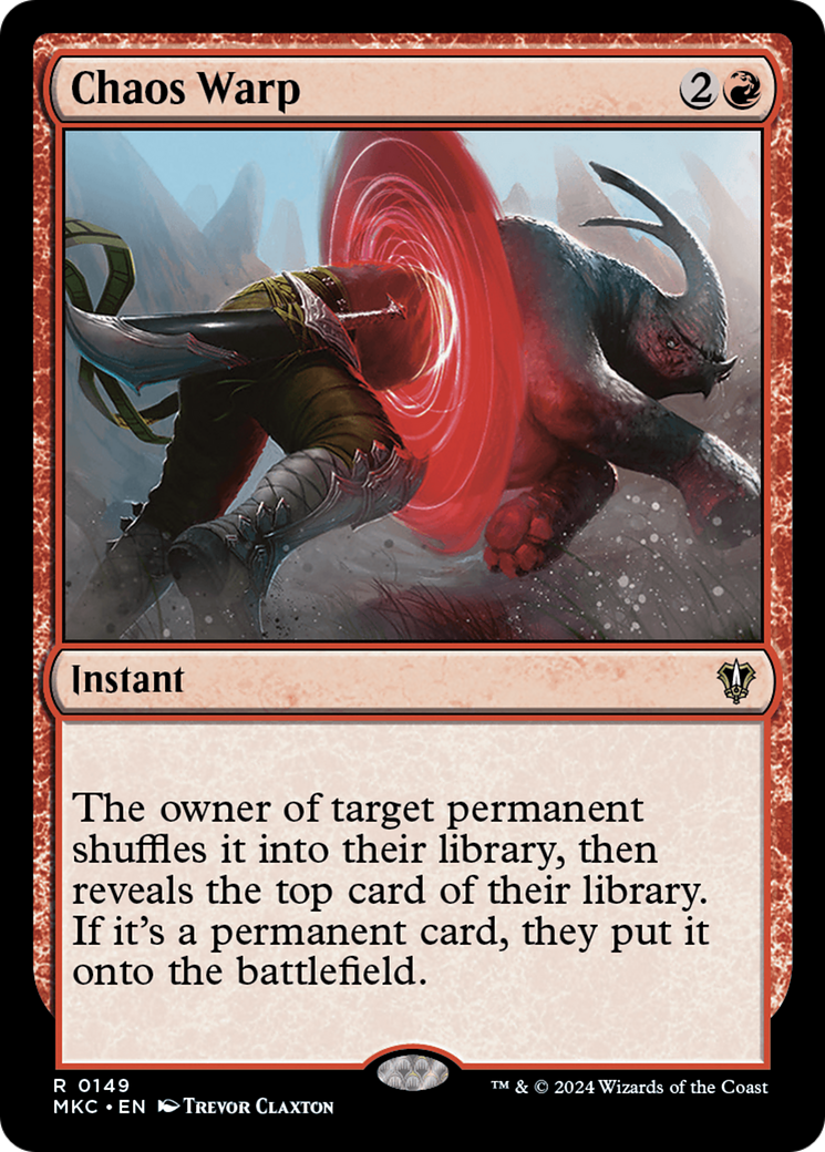Image of Chaos Warp (MKC-149) - Murders at Karlov Manor Commander