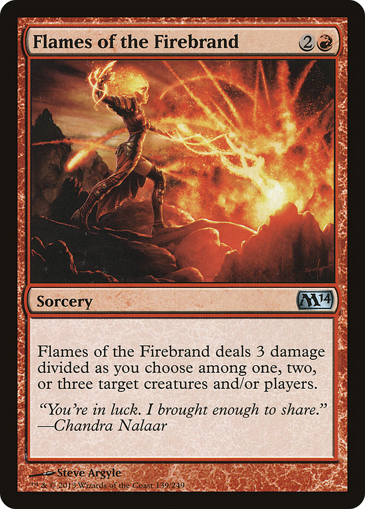 Image of Flames of the Firebrand (M14-139) - Magic 2014
