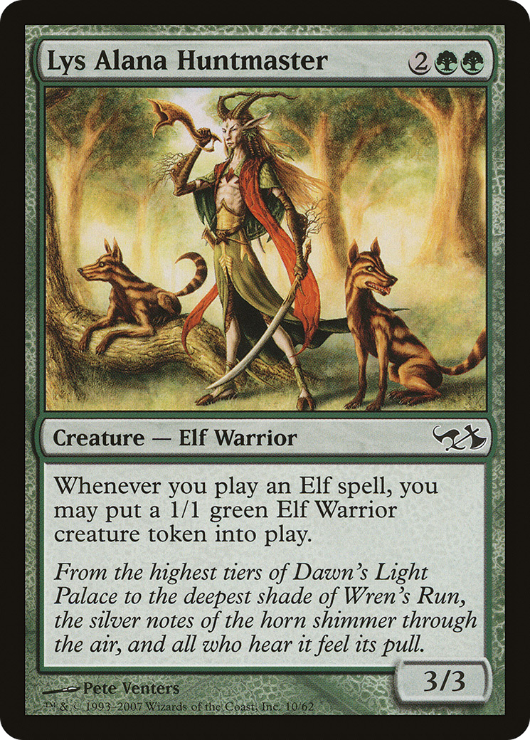 Image of Lys Alana Huntmaster (EVG-010) - Duel Decks: Elves vs. Goblins