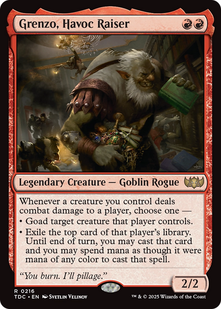 Image of Grenzo, Havoc Raiser (TDC-216) - Commander: Tarkir: Dragonstorm