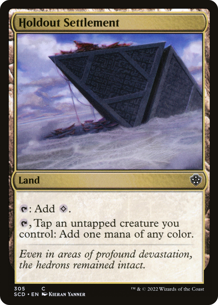 Image of Holdout Settlement (SCD-305) - Starter Commander Decks