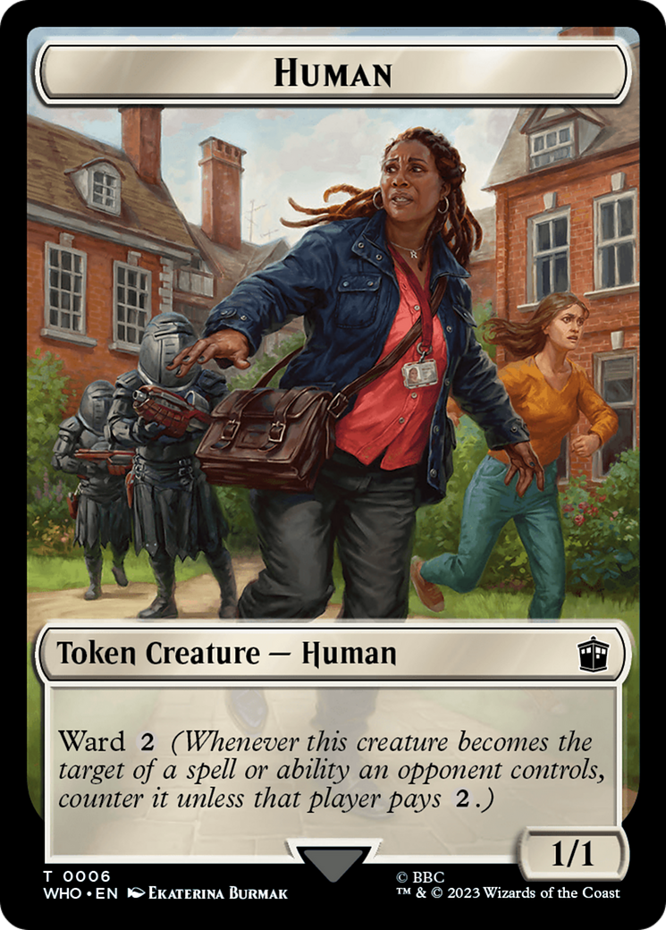 Image of Human (TWHO-006) - Doctor Who Tokens