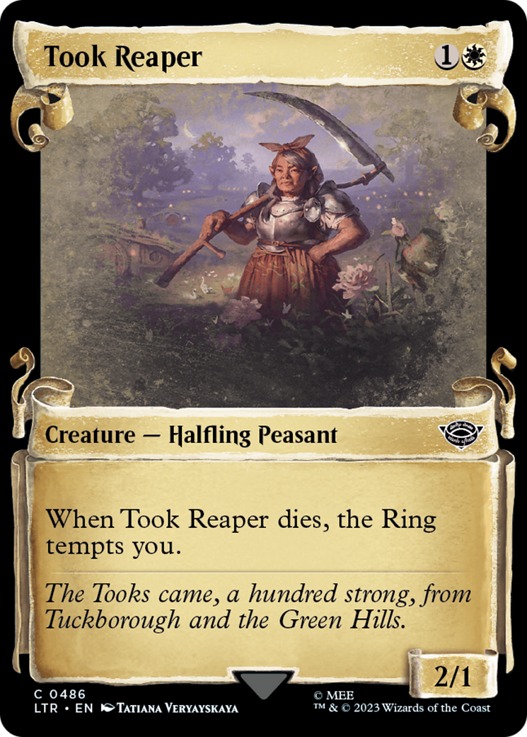 Image of Took Reaper (Showcase Scrolls) (LTR-486) - The Lord of the Rings: Tales of Middle-earth: (Showcase) Foil