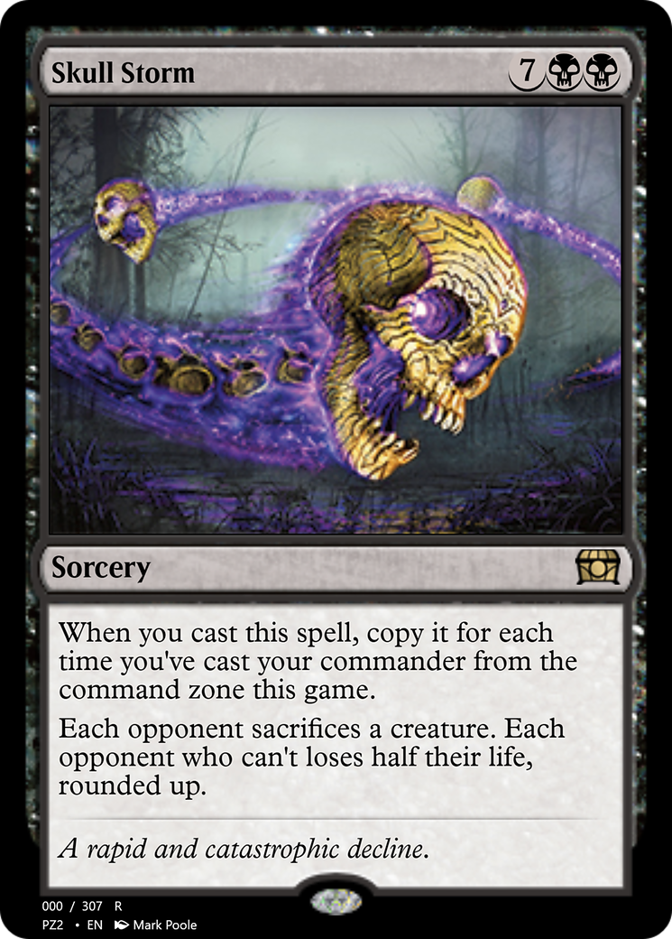 Image of Skull Storm (PZ2-70713) - Treasure Chest Foil