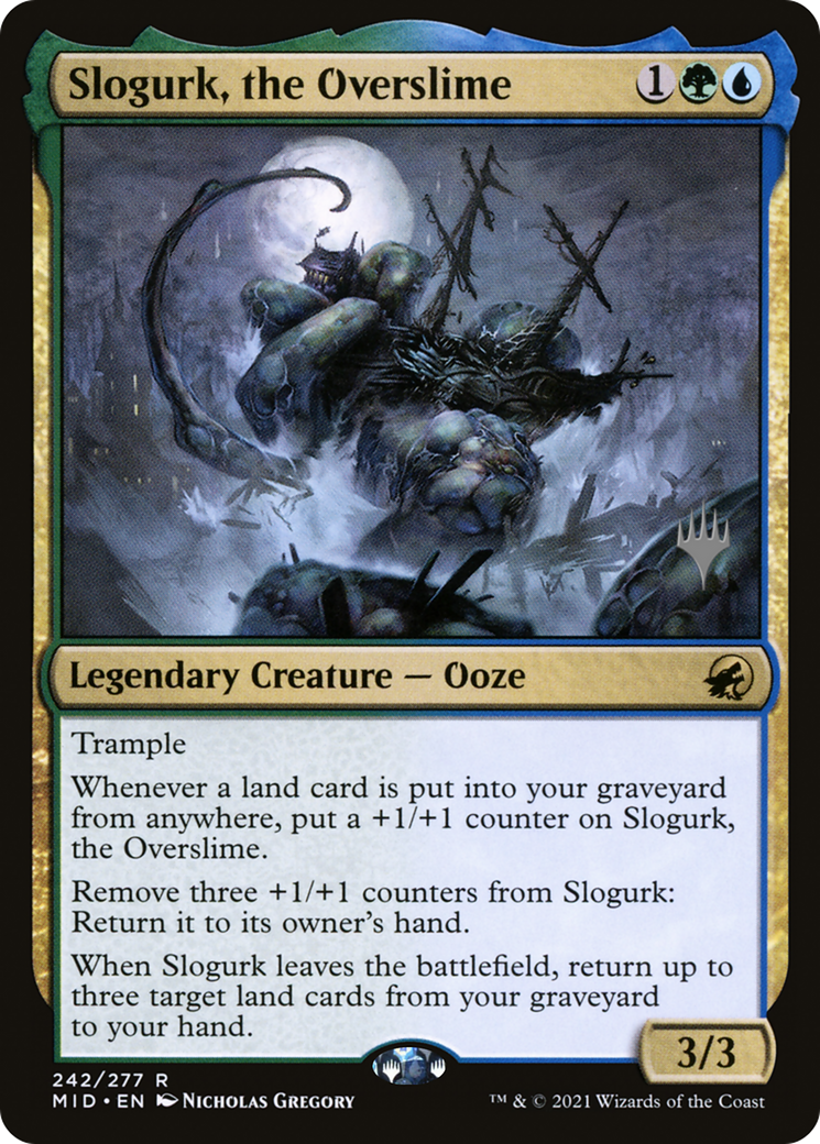 Image of Slogurk, the Overslime (PPMID-242) - Innistrad: Midnight Hunt Promos Foil