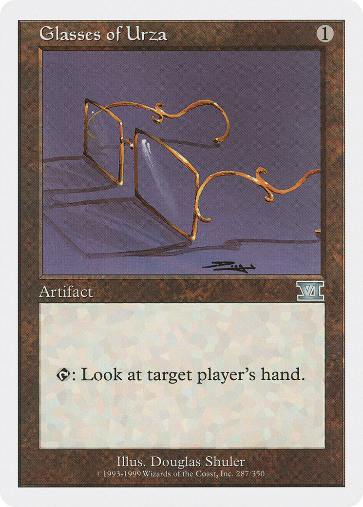 Image of Glasses of Urza (6ED-287) - Classic Sixth Edition