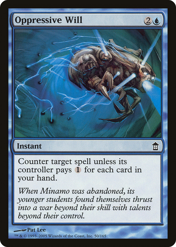 Image of Oppressive Will (SOK-050) - Saviors of Kamigawa