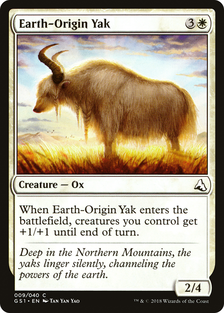 Image of Earth-Origin Yak (GS1-009) - Global Series Jiang Yanggu & Mu Yanling