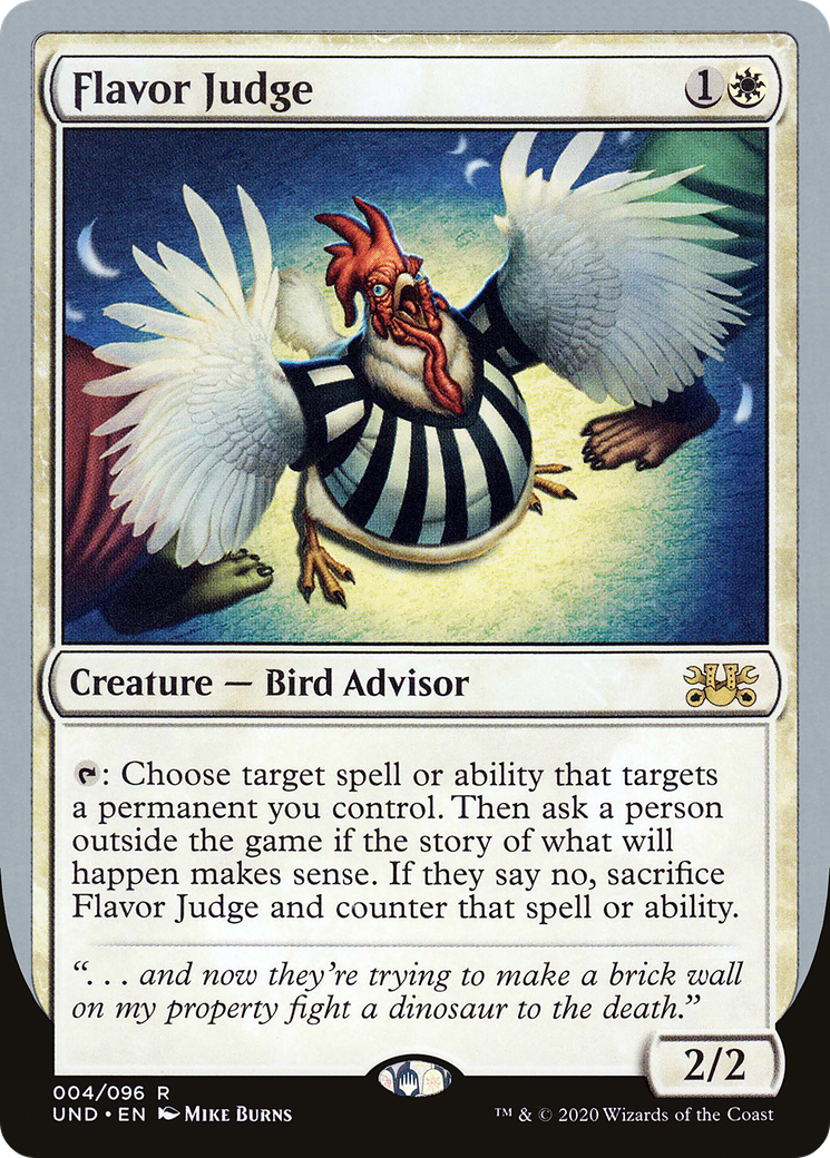 Image of Flavor Judge (UND-004) - Unsanctioned