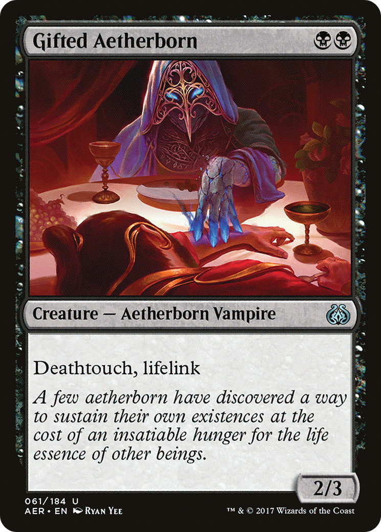 Image of Gifted Aetherborn (AER-061) - Aether Revolt Foil