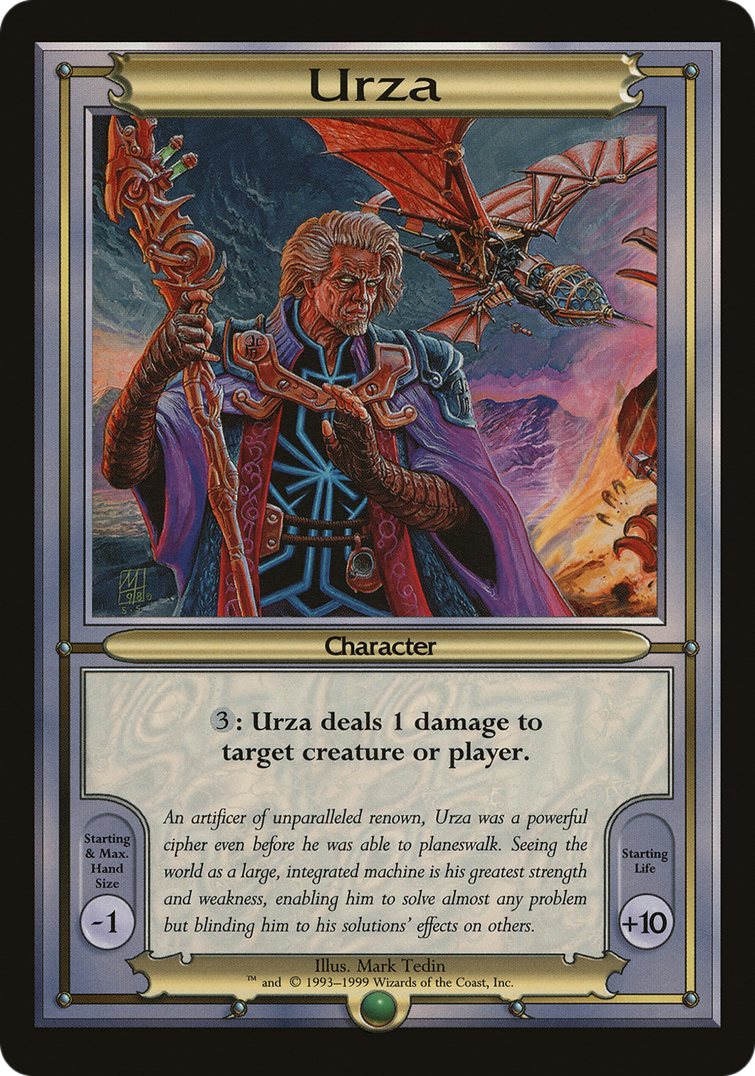Image of Urza (Oversize) (VNG-) - Vanguard Series