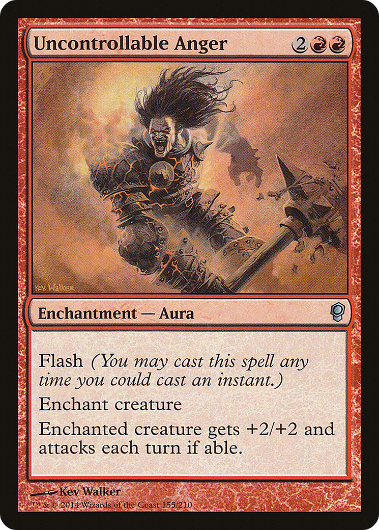 Image of Uncontrollable Anger (CNS-155) - Conspiracy Foil