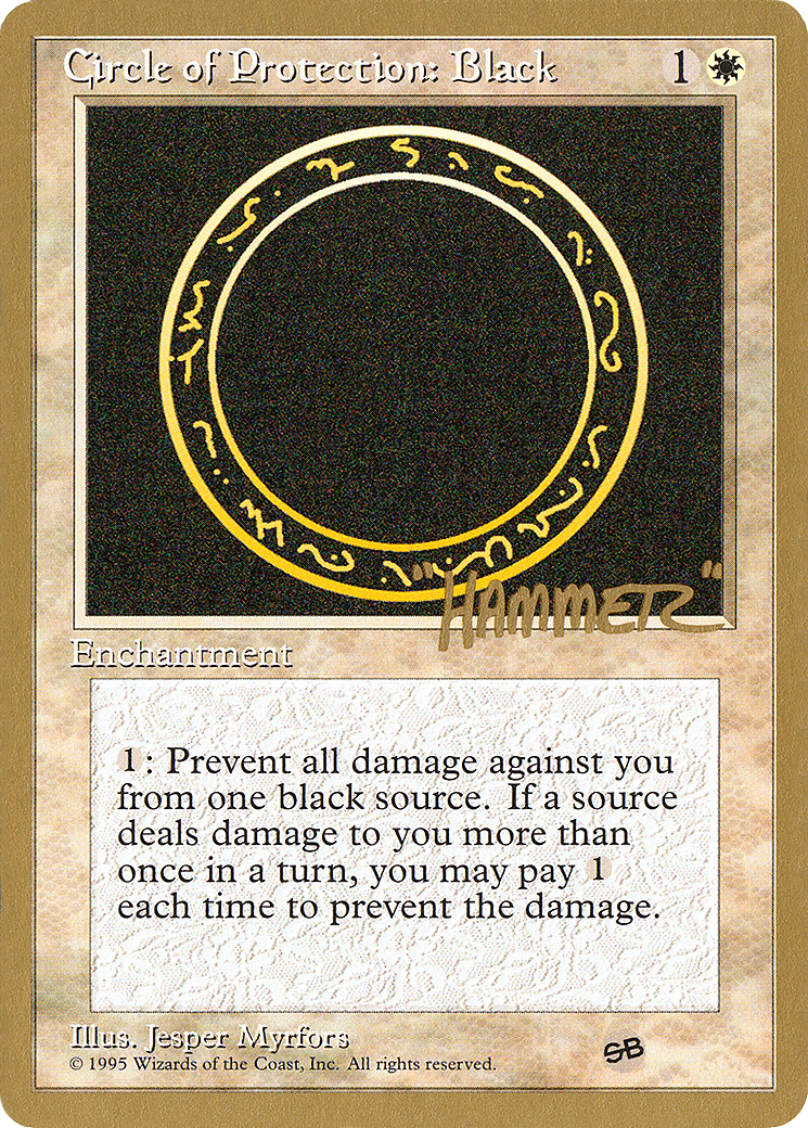 Image of Circle of Protection: Black - 1996 Shawn 