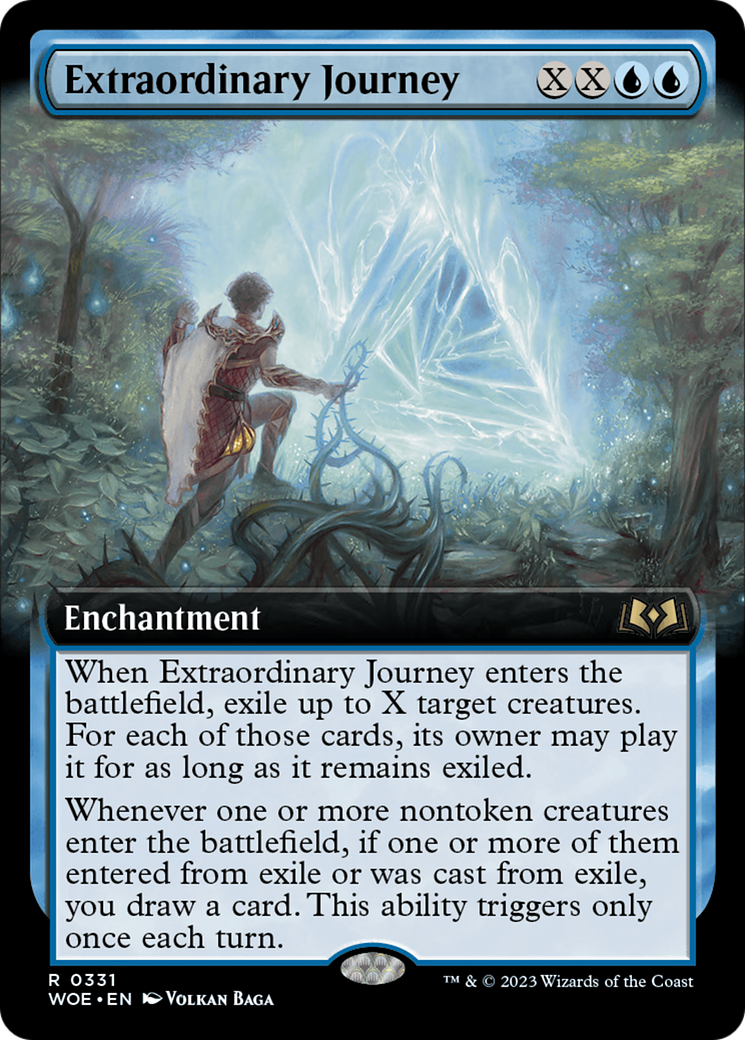 Image of Extraordinary Journey (Extended Art) (WOE-331) - Wilds of Eldraine: (Extended Art)