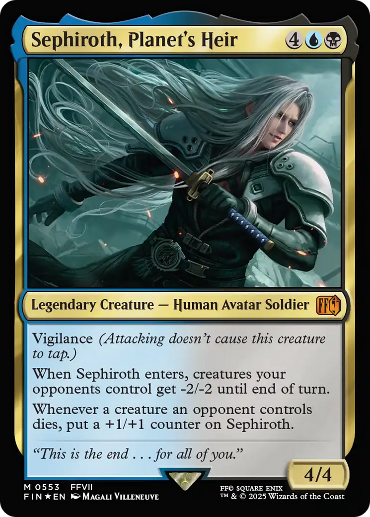 Image of Sephiroth, Planet's Heir (FIN-553) - FINAL FANTASY Foil