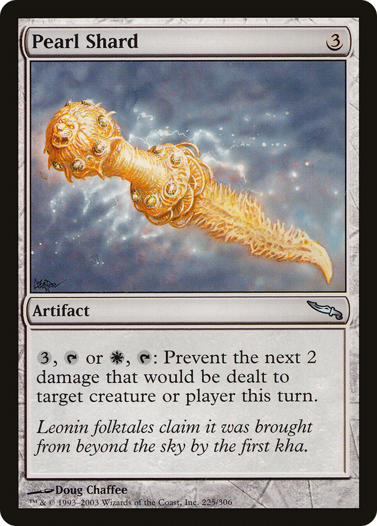 Image of Pearl Shard (MRD-225) - Mirrodin Foil