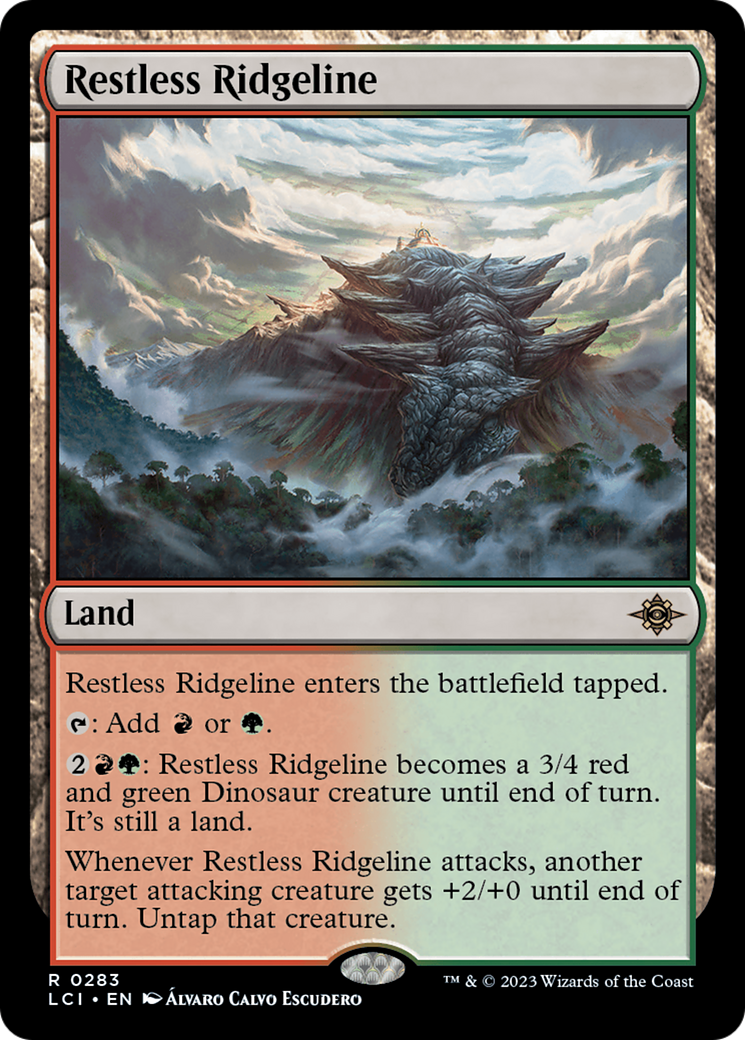Image of Restless Ridgeline (LCI-283) - The Lost Caverns of Ixalan Foil