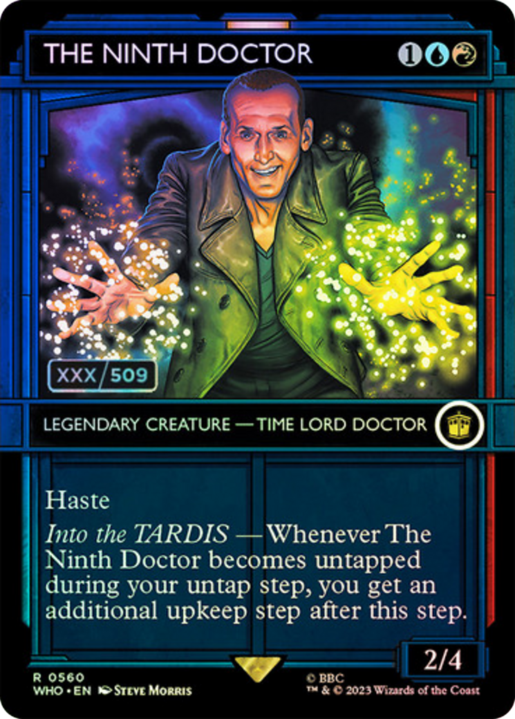Image of The Ninth Doctor (Serial Numbered) (WHO-560) - Doctor Who: (Showcase) (Borderless) Foil