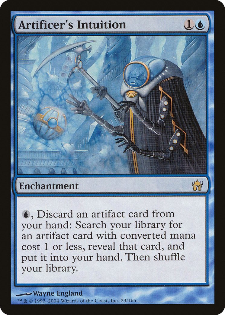 Image of Artificer's Intuition (5DN-023) - Fifth Dawn Foil