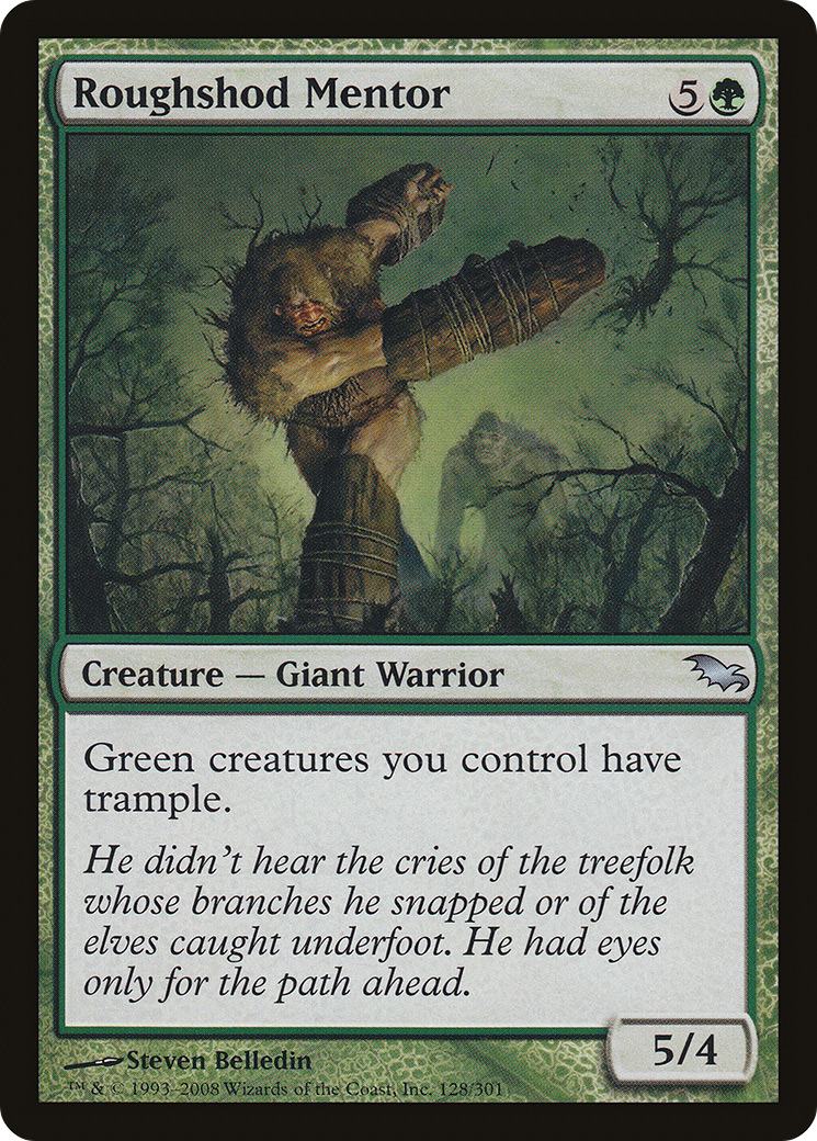 Image of Roughshod Mentor (SHM-128) - Shadowmoor