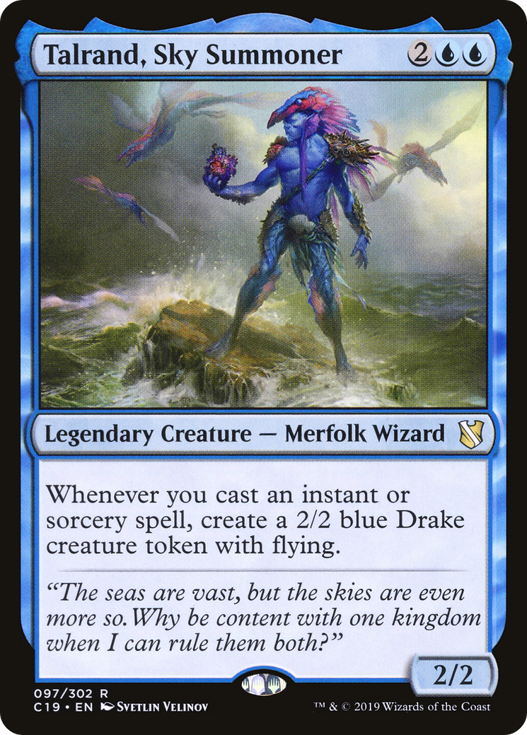 Image of Talrand, Sky Summoner (C19-097) - Commander 2019
