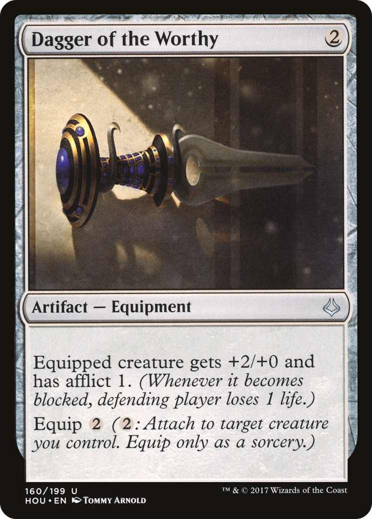 Image of Dagger of the Worthy (HOU-160) - Hour of Devastation Foil