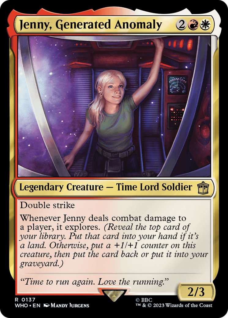 Image of Jenny, Generated Anomaly (WHO-137) - Doctor Who