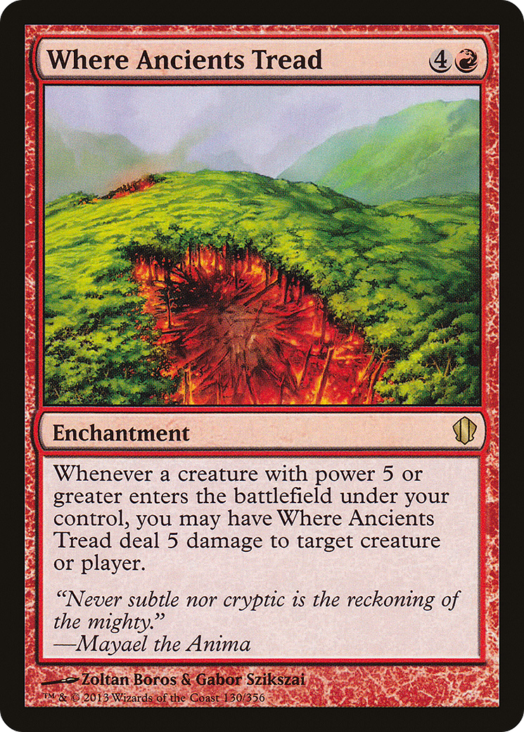 Image of Where Ancients Tread (C13-130) - Commander 2013