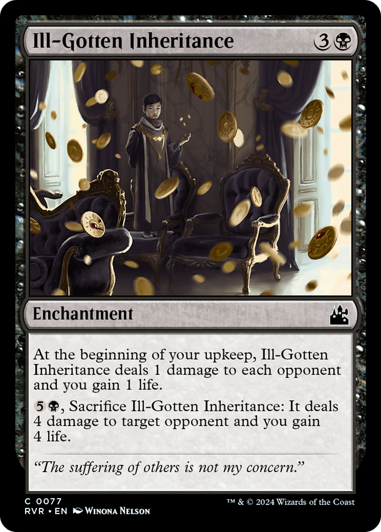 Image of Ill-Gotten Inheritance (RVR-077) - Ravnica Remastered