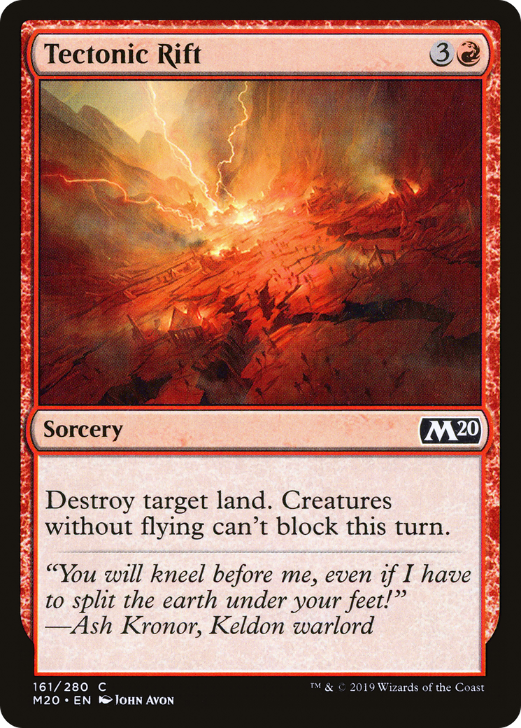 Image of Tectonic Rift (M20-161) - Core Set 2020