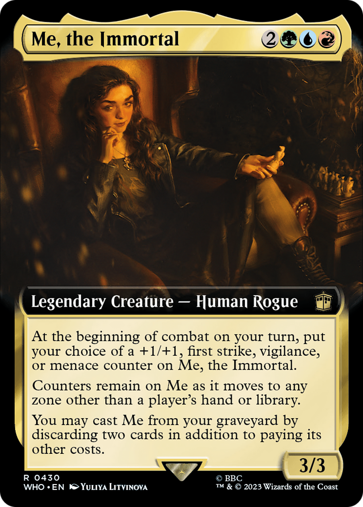 Image of Me, the Immortal (Extended Art) (WHO-430) - Doctor Who: (Extended Art)
