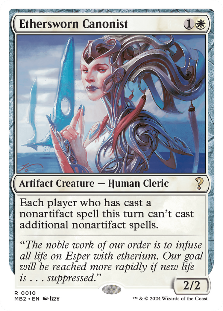 Image of Ethersworn Canonist (White Border) (MB2-010) - Mystery Booster 2