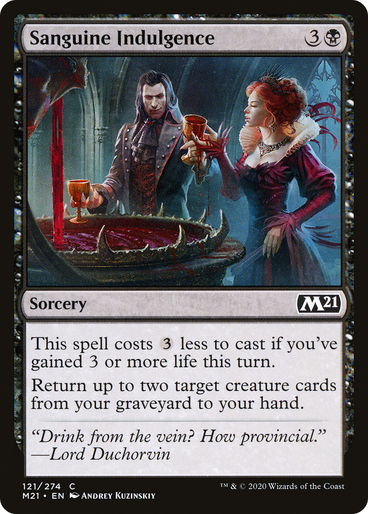 Image of Sanguine Indulgence (M21-121) - Core Set 2021