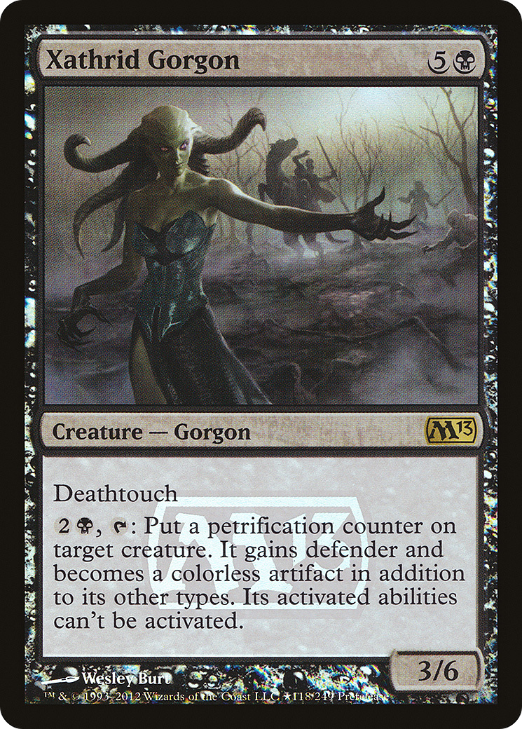 Image of Xathrid Gorgon (PRE-118) - Magic 2013 Promos Foil
