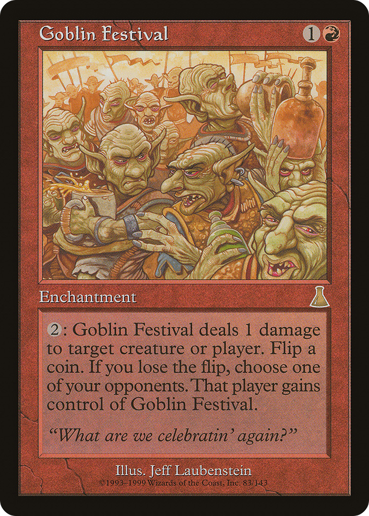 Image of Goblin Festival (UDS-083) - Urza's Destiny Foil