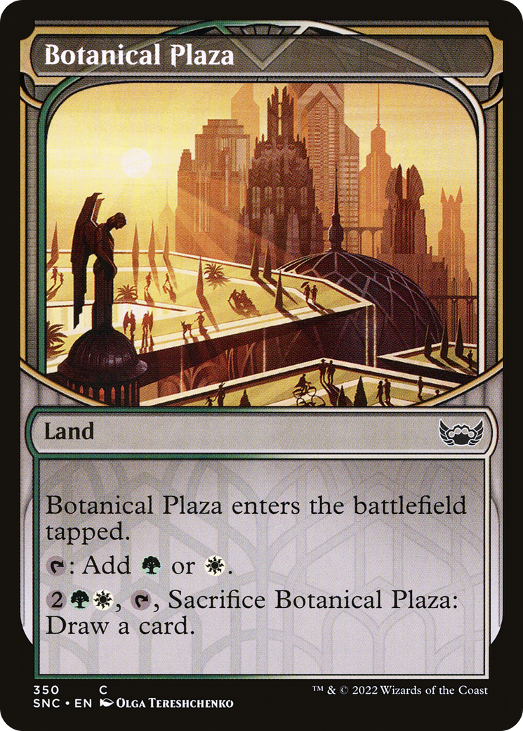 Image of Botanical Plaza (Showcase) (SNC-350) - Streets of New Capenna: (Showcase)