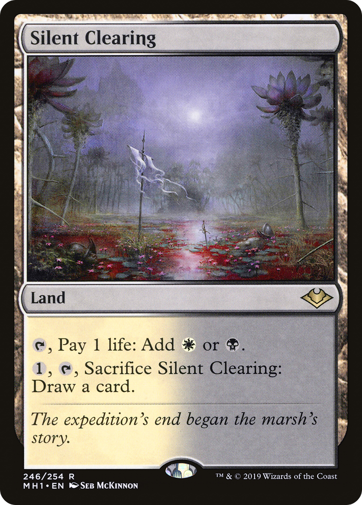 Image of Silent Clearing (MH1-246) - Modern Horizons Foil