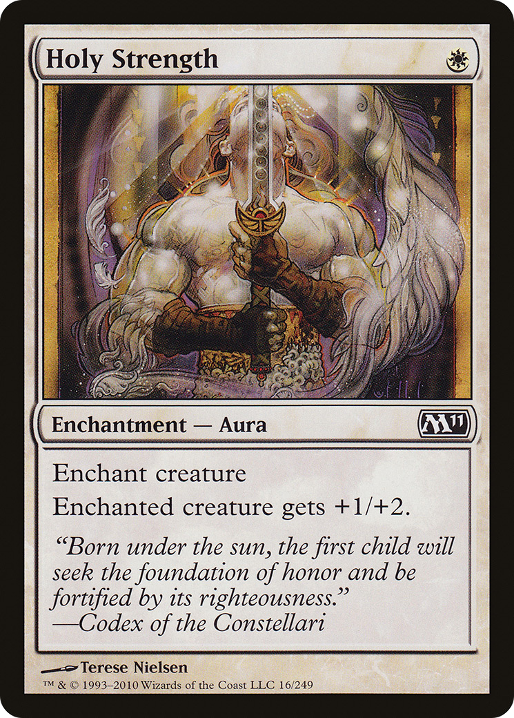 Image of Holy Strength (M11-016) - Magic 2011 Foil