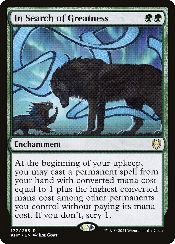 Image of In Search of Greatness (KHM-177) - Kaldheim Foil